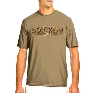 Southern Strut Camo Moisture Wicking Performance Short Sleeve Tee